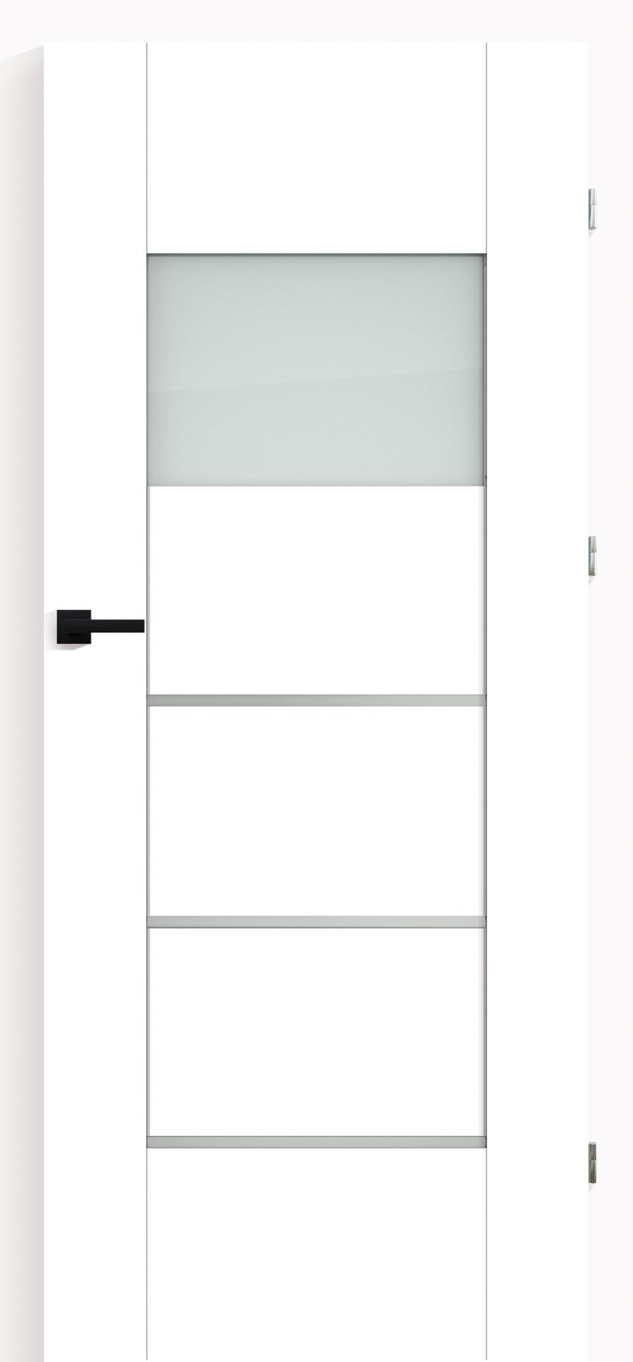 Dre Drzwi Wewnętrzne Przylgowe Z Szybą Lumio 2 Biel Alpejska