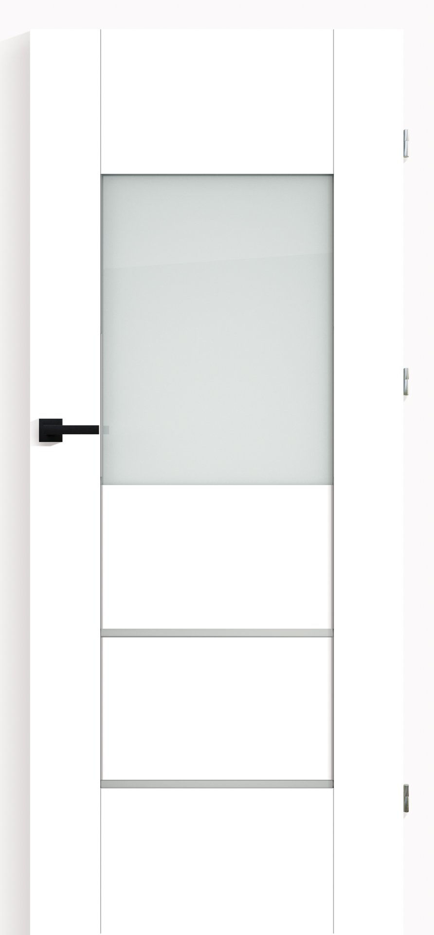 Dre Drzwi Wewnętrzne Przylgowe Z Szybą Lumio 3 Biel Alpejska