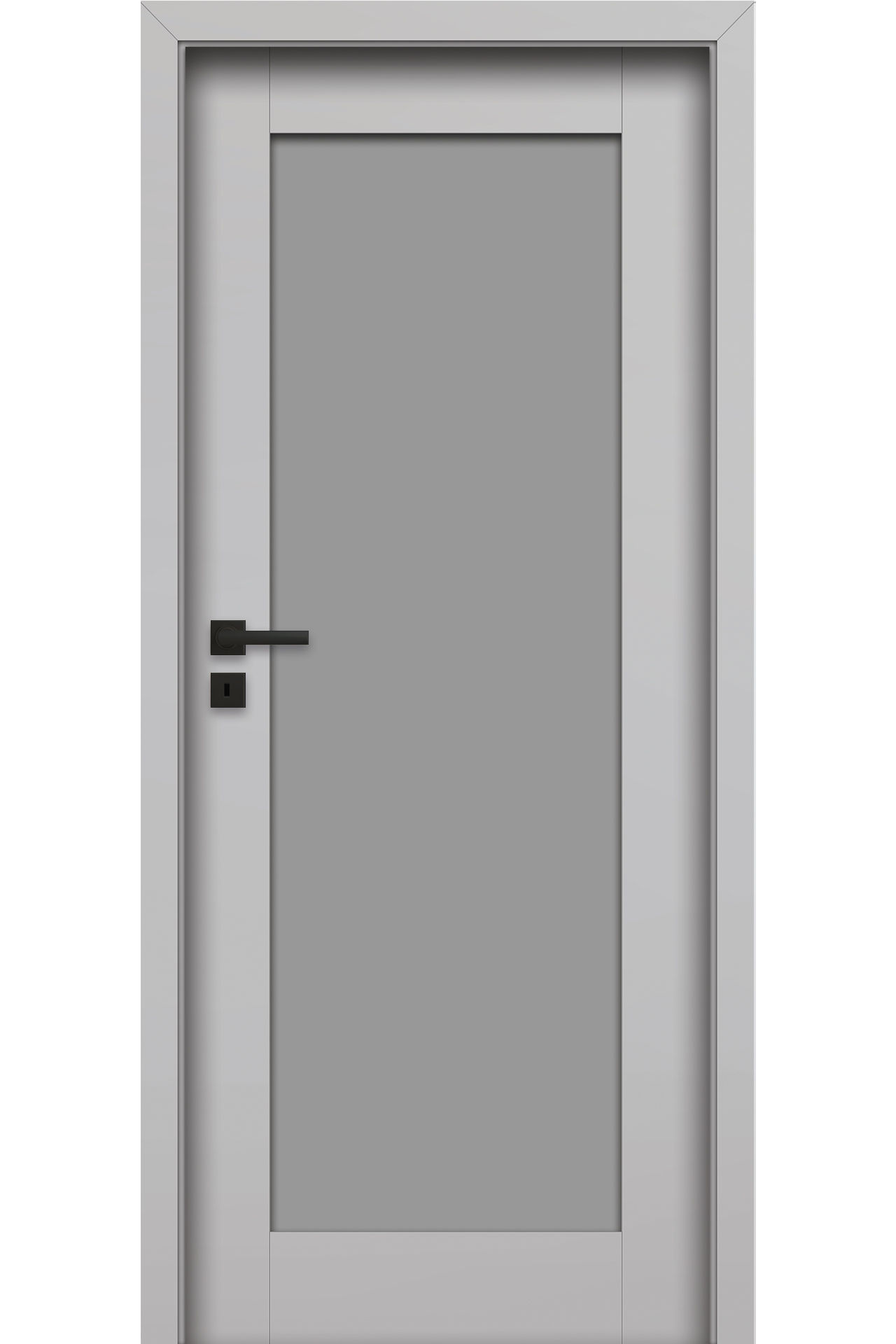 Pol-Skone Dzwi Wewnętrzne Z Szybą Egro W01 Platino