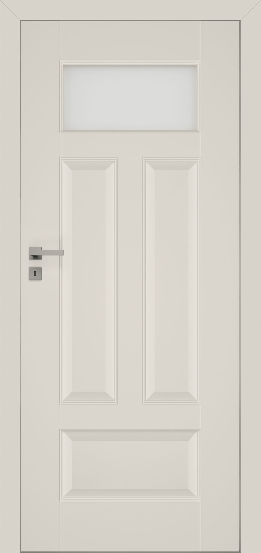 Dre Drzwi Wewnętrzne Z Szybą Nestor 4 Lakier Latte