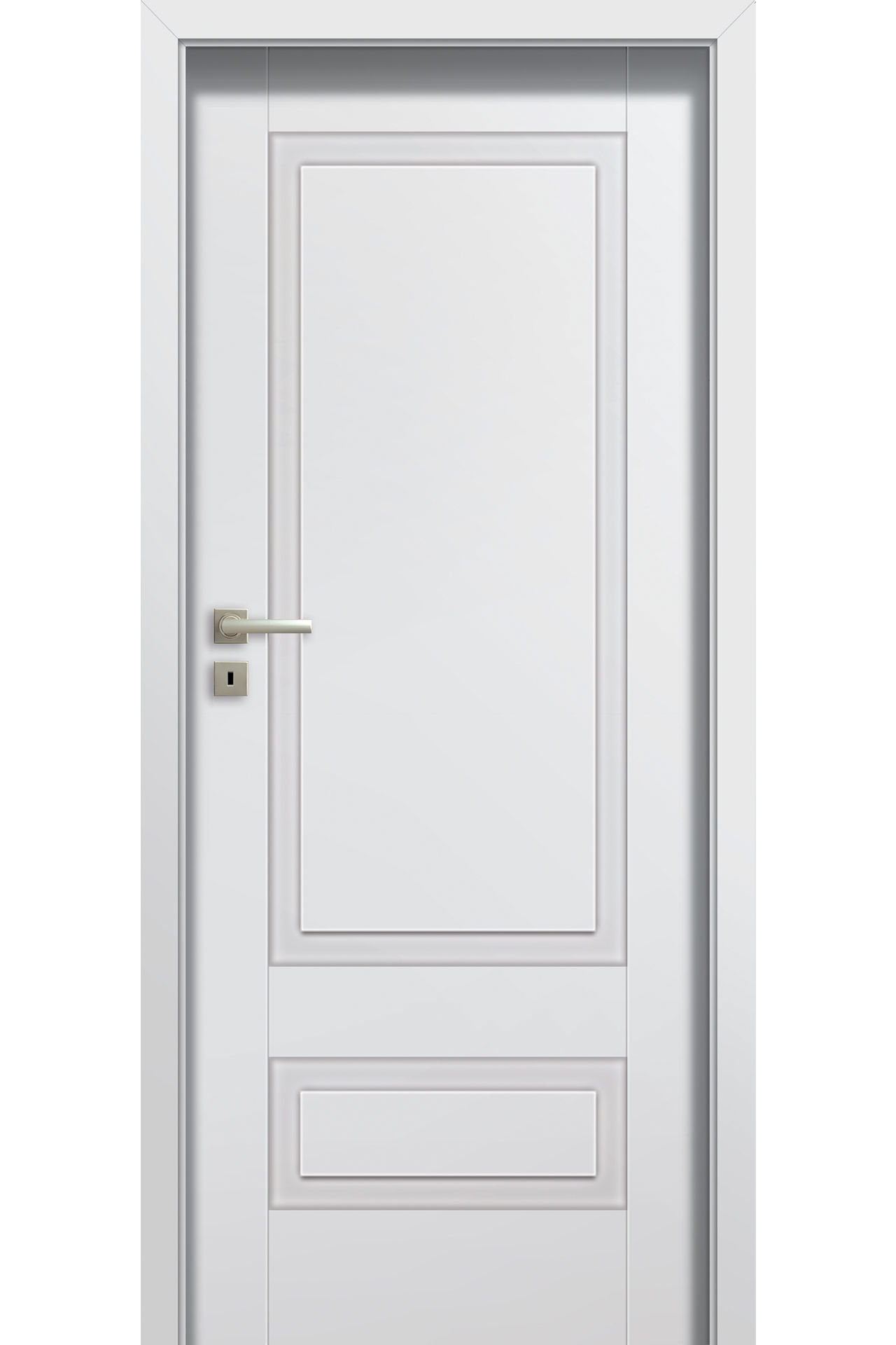 Pol-Skone Dzwi Wewnętrzne Pełne Modena 05 Biały