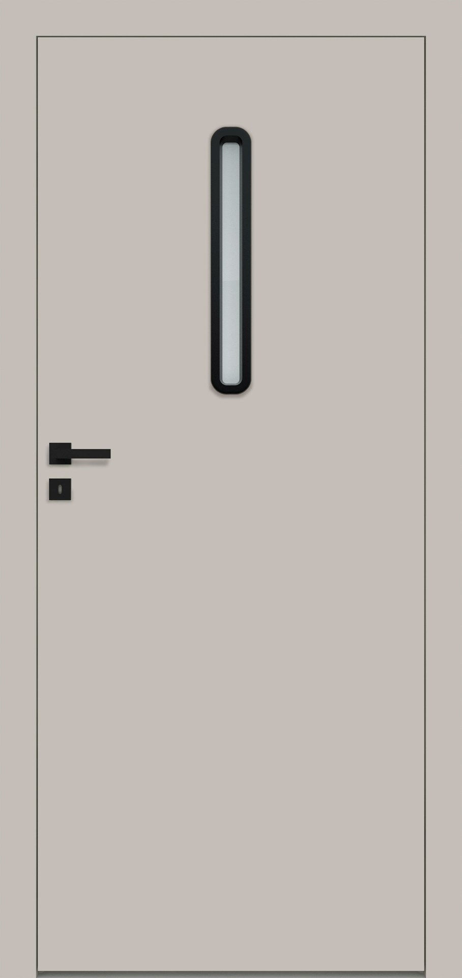 Dre Drzwi Wewnętrzne Z Szybą Nova - Cell 40 Okleina Kaszmir Mat