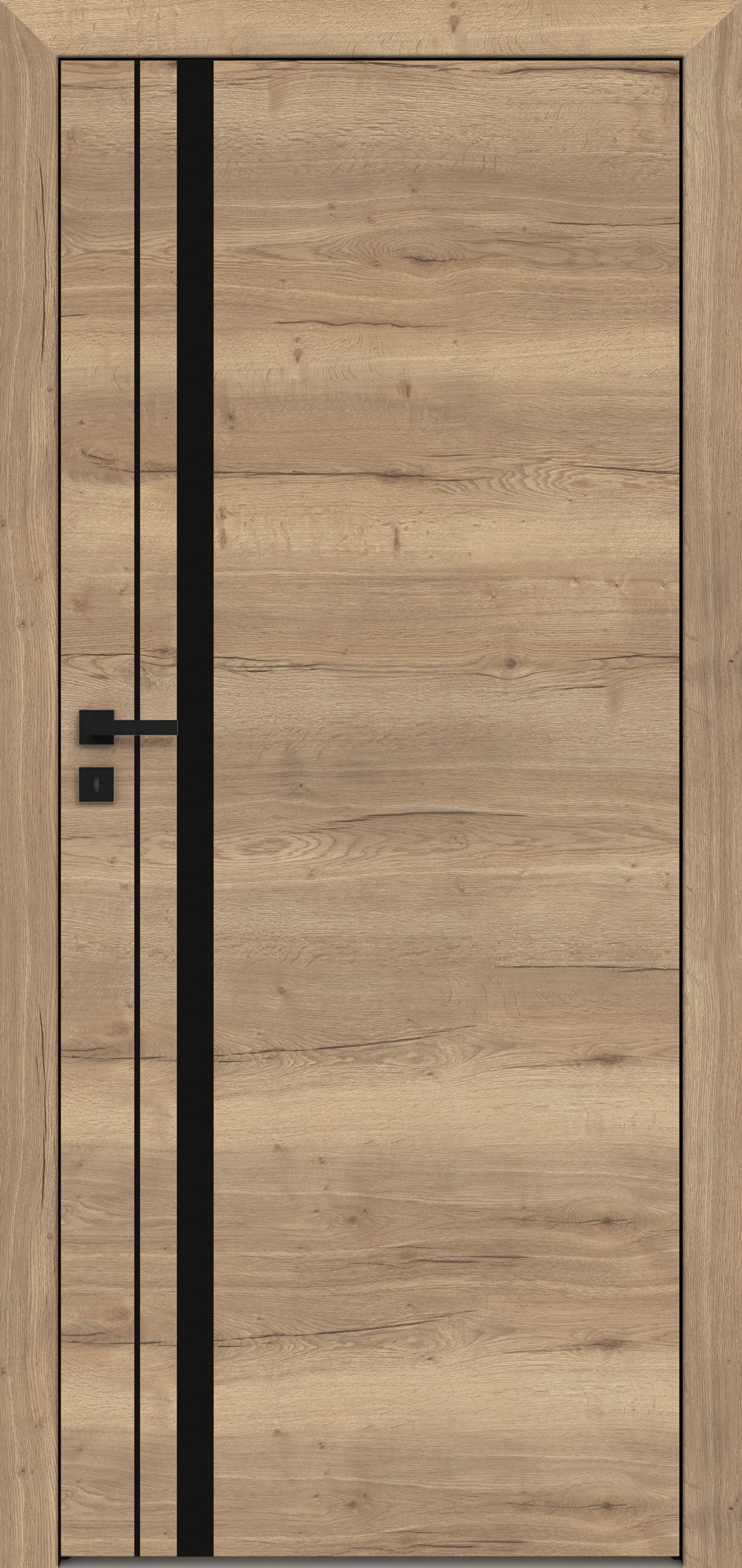 Dre Drzwi Wewnętrzne Pełne Nova - Synchro 50 Laminat Dąb Halifax Naturalny