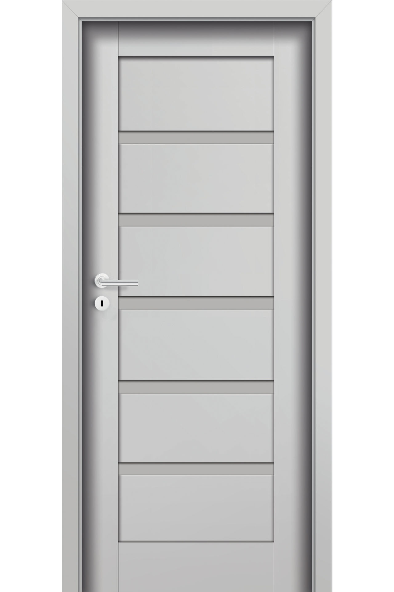 Pol-Skone Dzwi Wewnętrzne Pełne Unito W03P Laminowane Platino