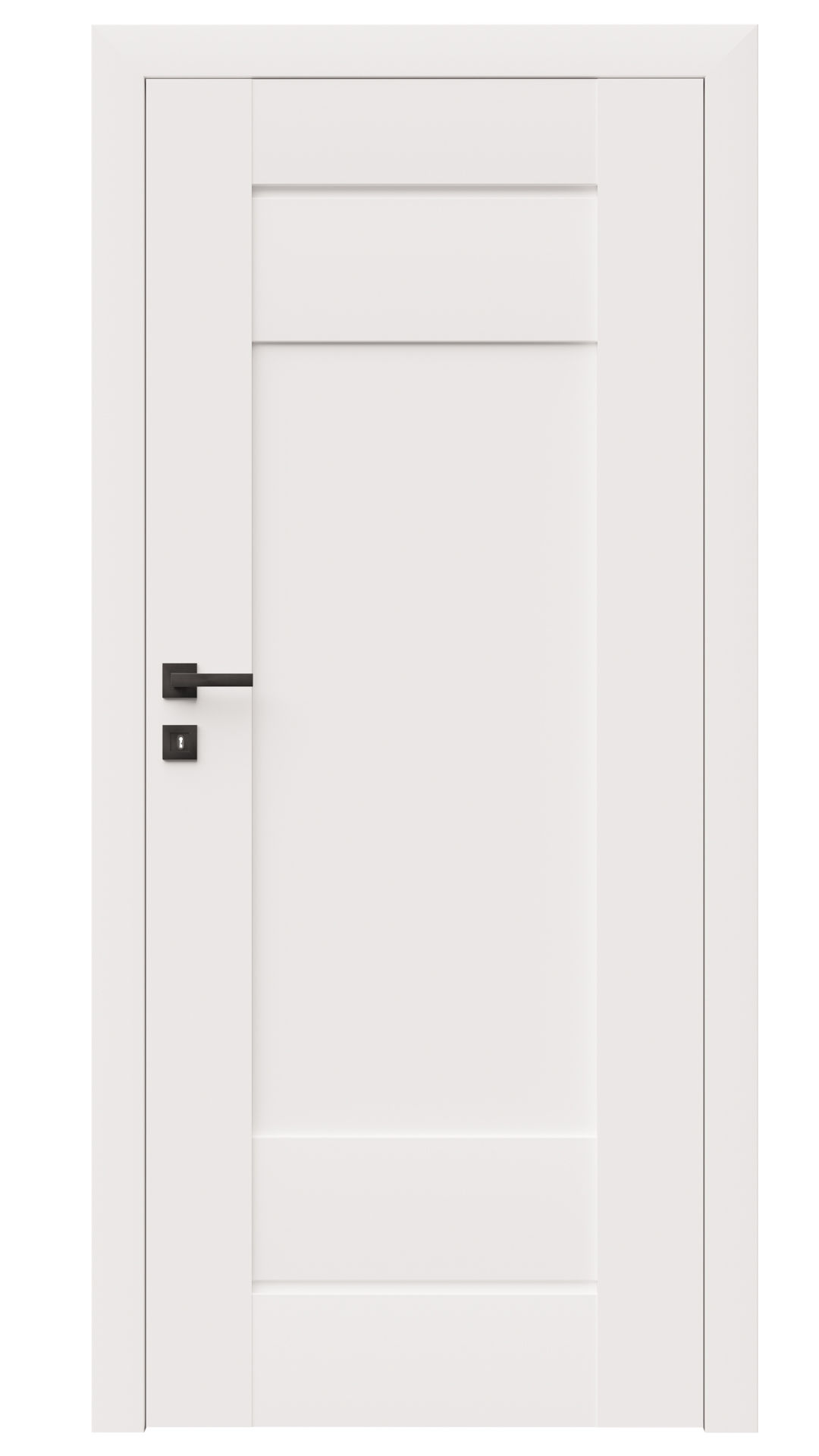 Dre Drzwi Wewnętrzne Z Szybą Premium 7 Okleina Biała Mat