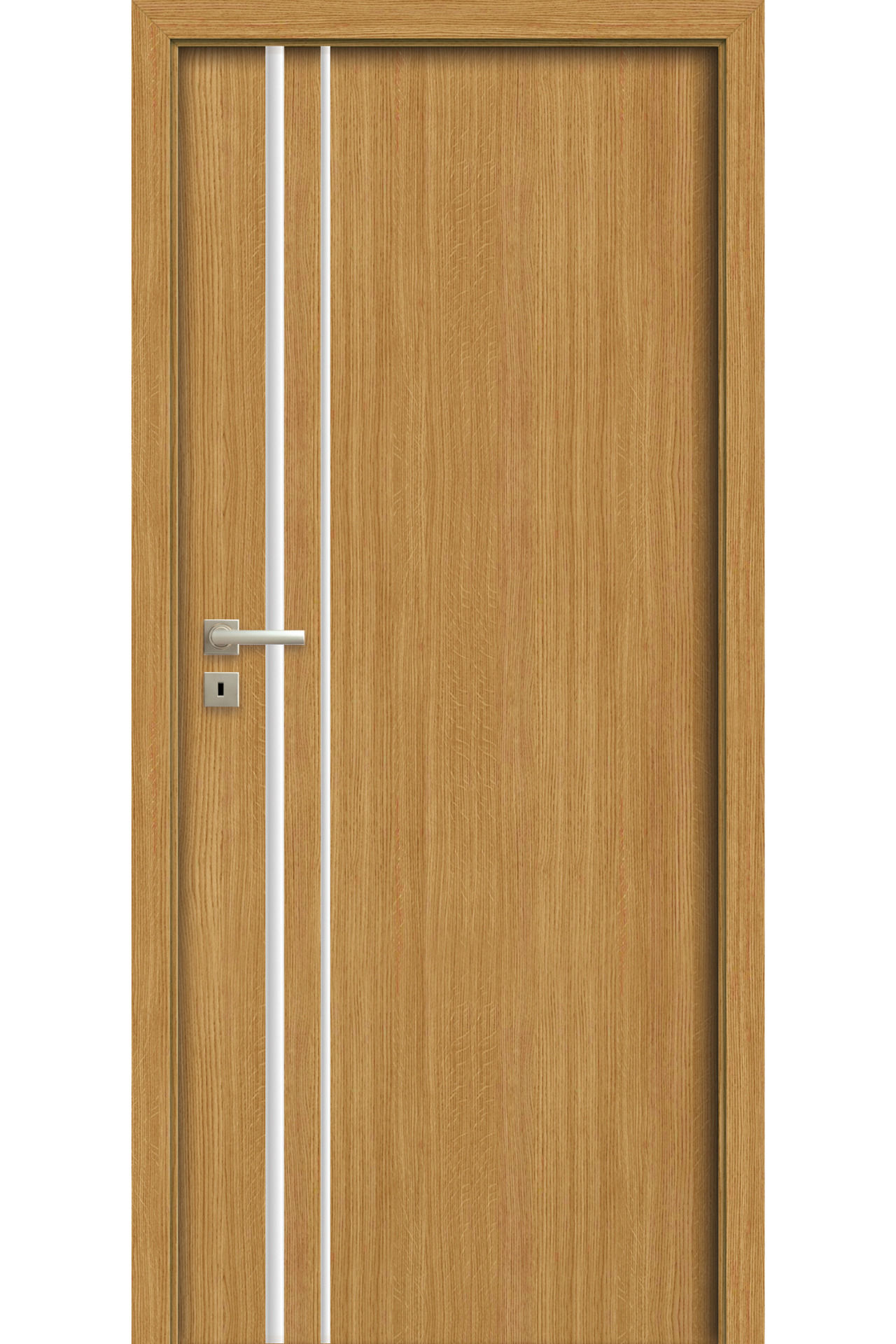 Pol-Skone Dzwi Wewnętrzne Pełne Sonata W9 Laminowane Dąb Polski