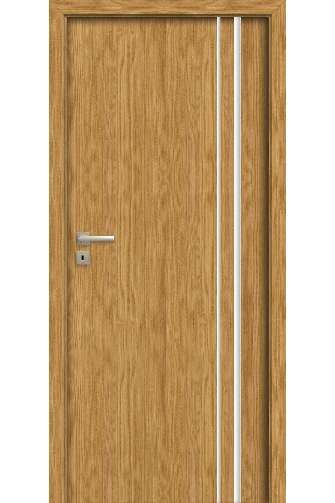Pol-Skone Dzwi Wewnętrzne Pełne Sonata W10 Laminowane Dąb Polski