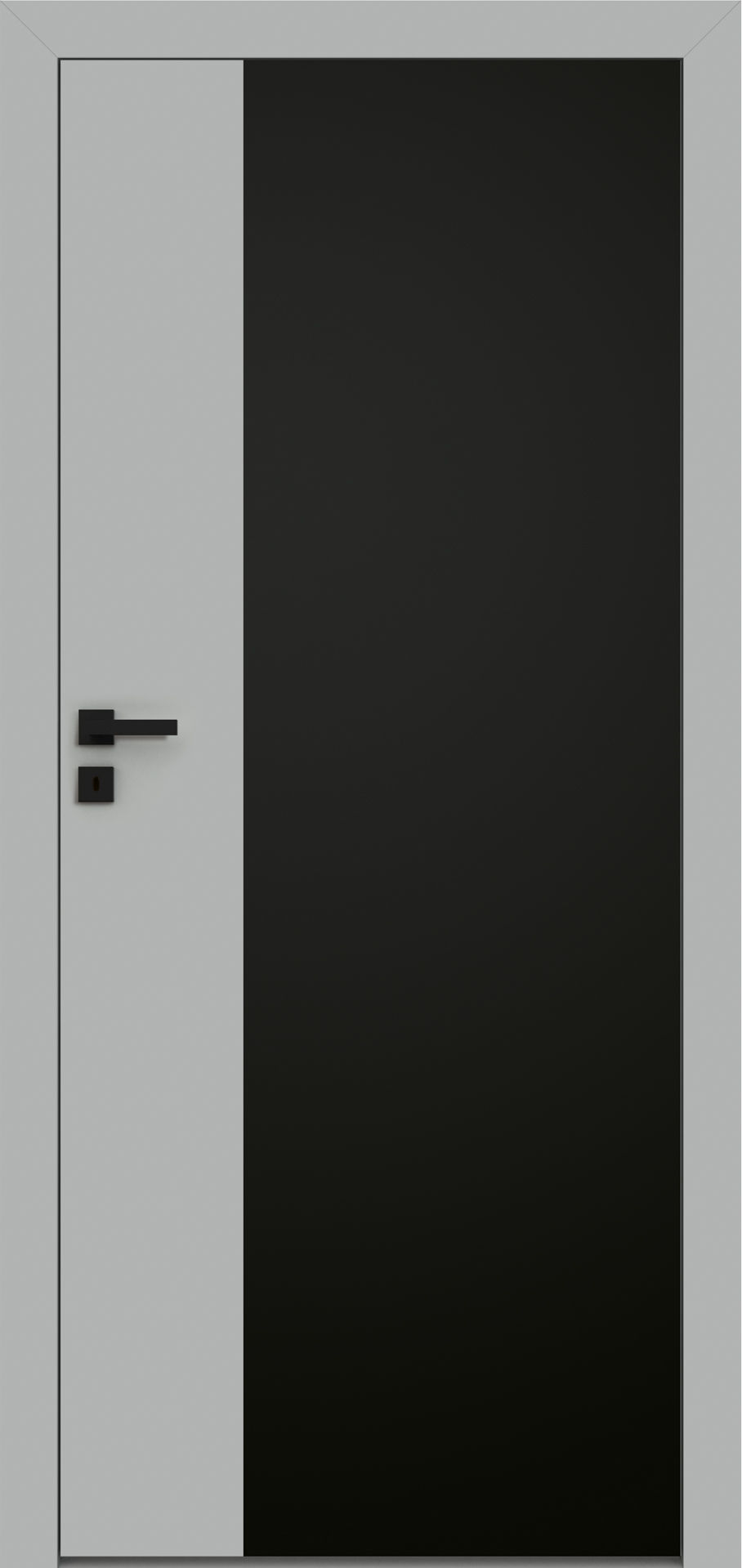 Dre Drzwi Wewnętrzne Pełne Rivia 70 Okleina Jasna Szara Mat