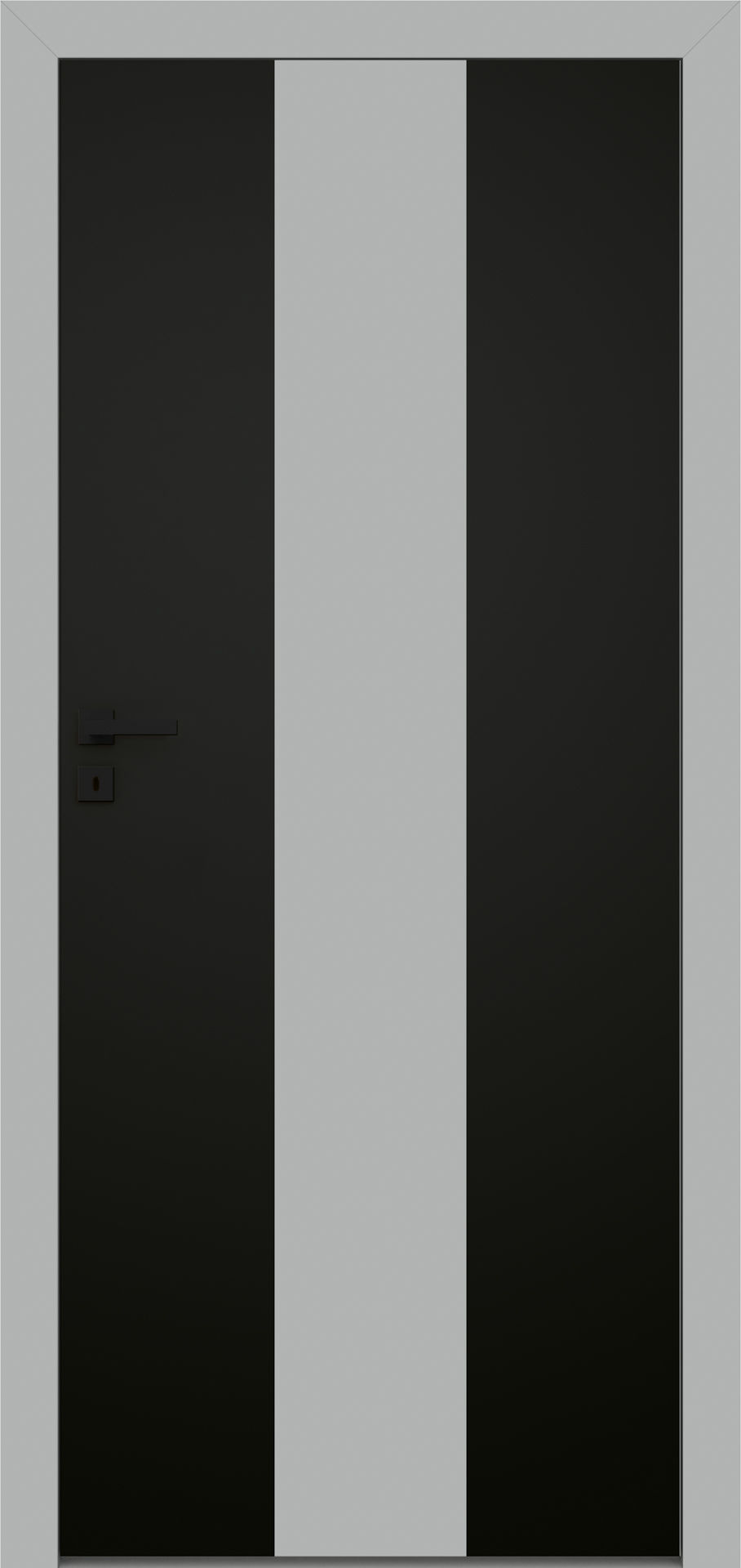 Dre Drzwi Wewnętrzne Pełne Rivia 120 Okleina Jasna Szara Mat