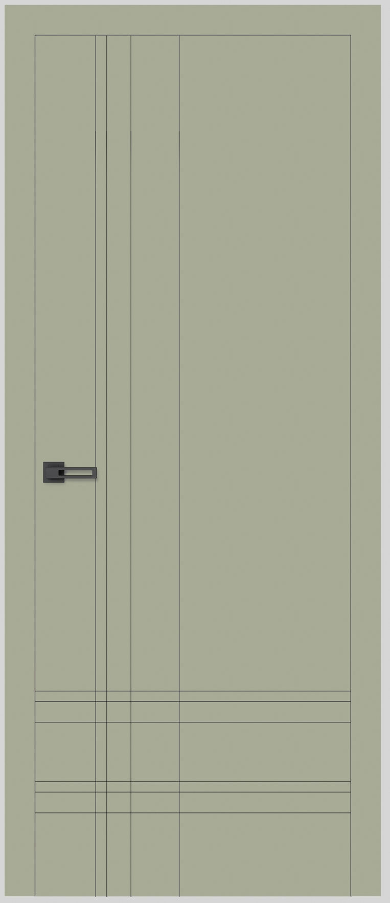 Dre Drzwi Wewnętrzne Bezprzylgowe Pełne Sol 5 Lakier Sabio