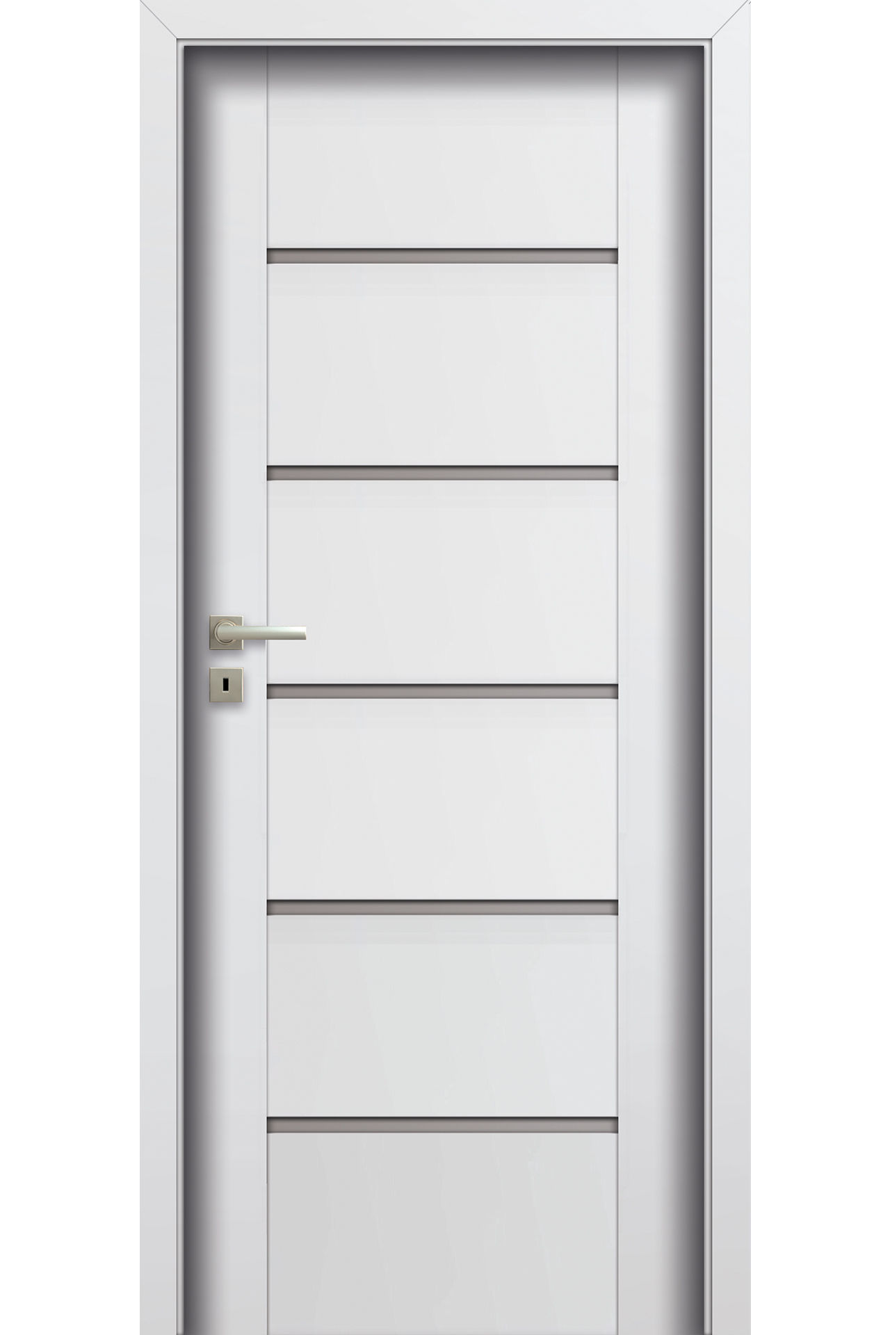 Pol-Skone Dzwi Wewnętrzne Z Szybą Esto V3S5 Biały