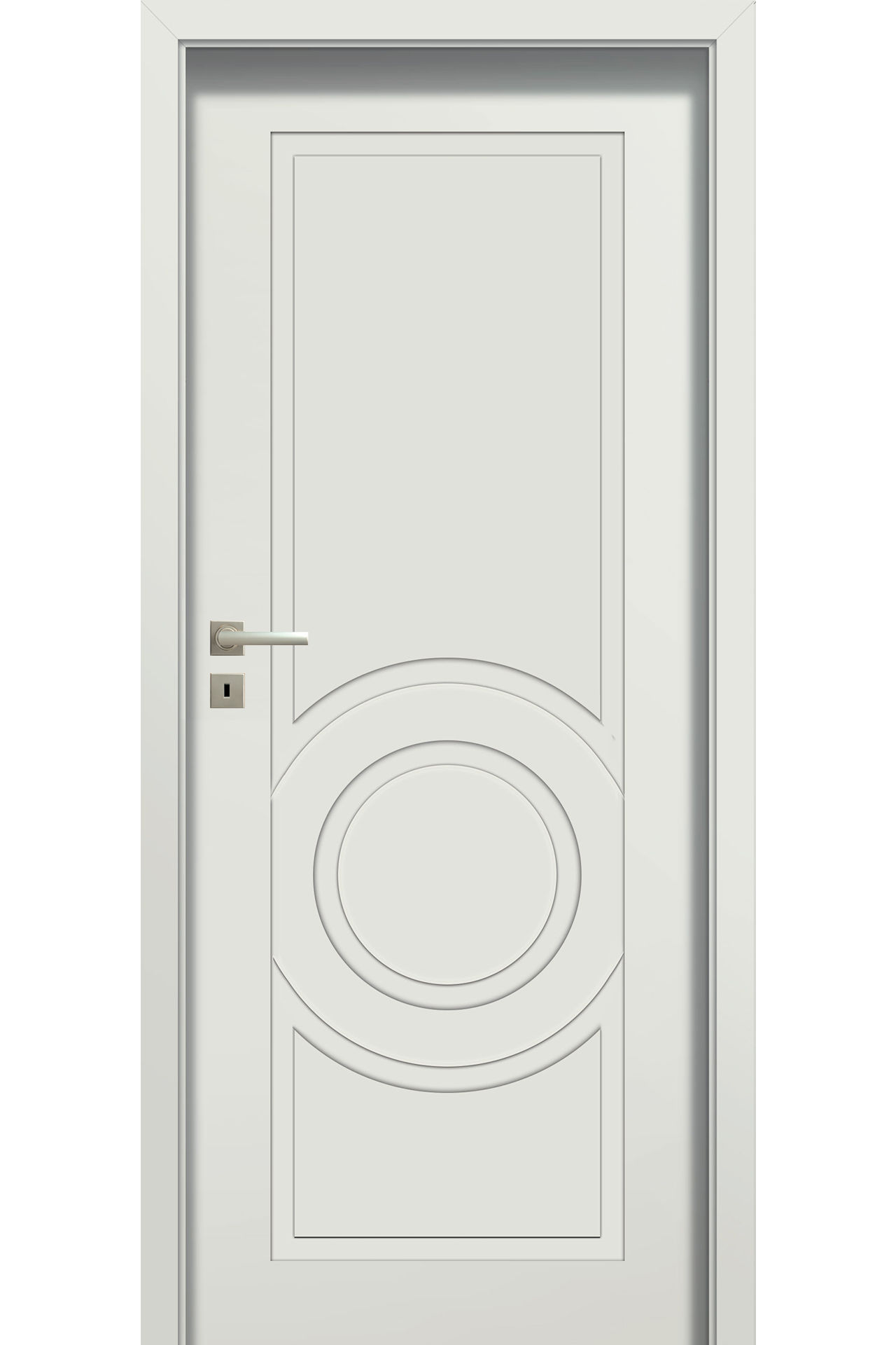 Pol-Skone Dzwi Wewnętrzne Pełne Palazzo W00 9016 Mat