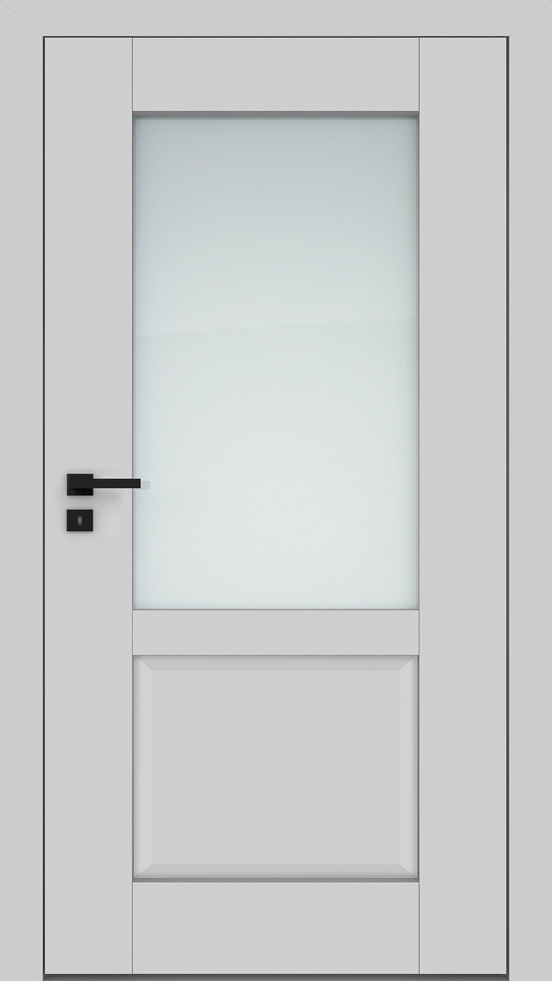 Dre Drzwi Wewnętrzne Pełne Berge 5 Lakier Popielaty