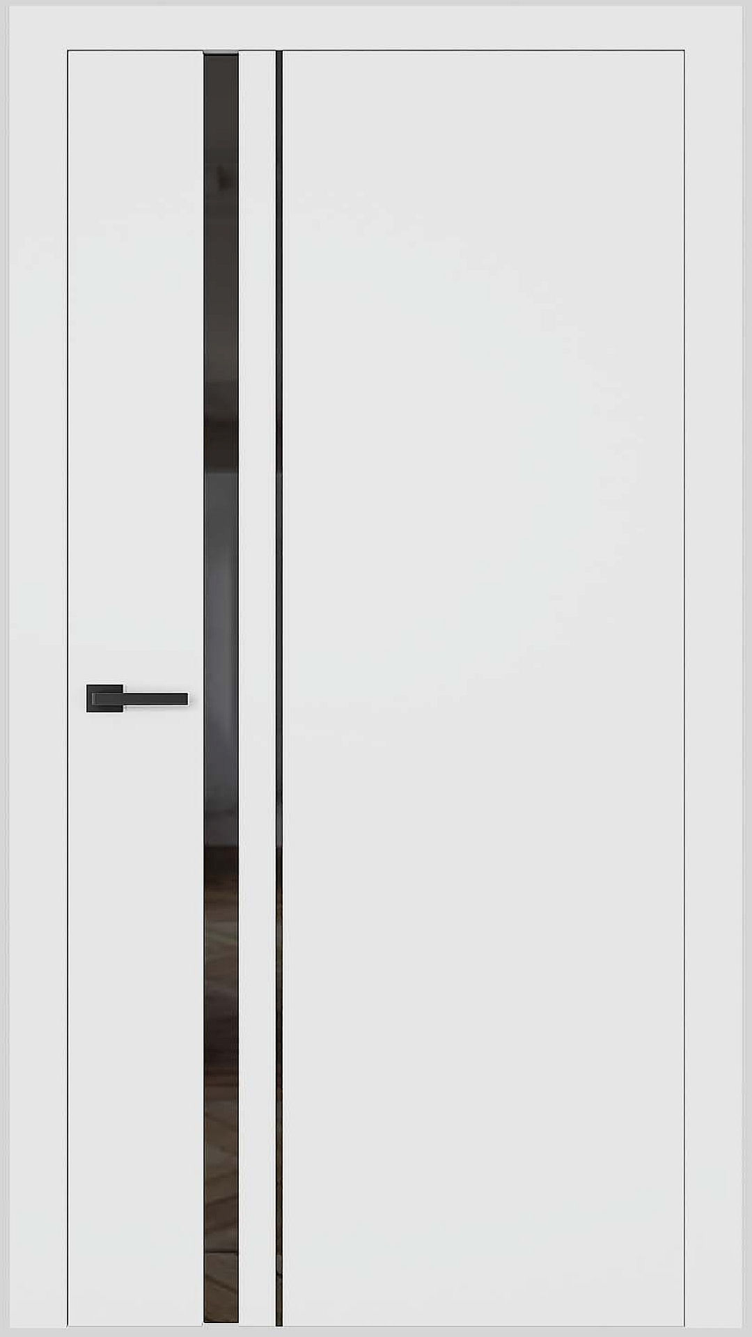 Dre Drzwi Wewnętrzne Bezprzylgowe Z Szybą City Mat 3 Biała Mat