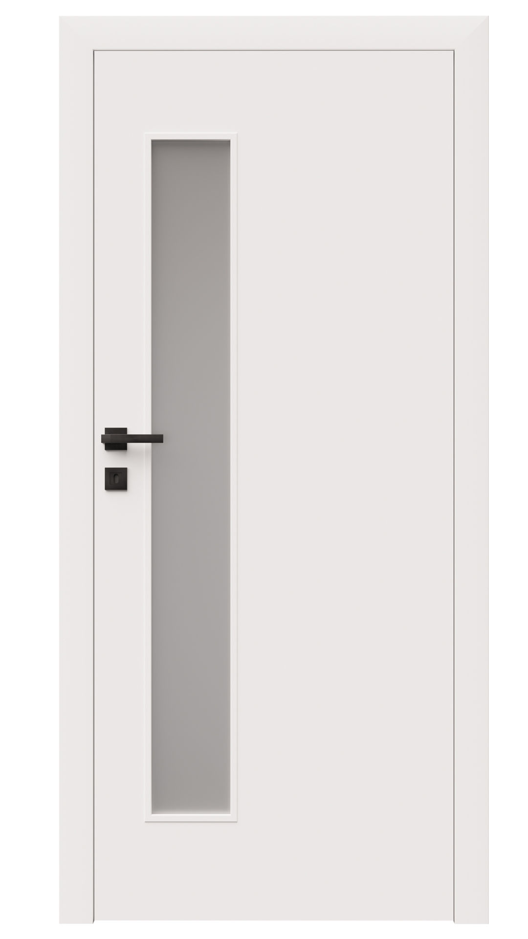 Dre Drzwi Wewnętrzne Z Szybą Deco 10 Okleina Biała Mat