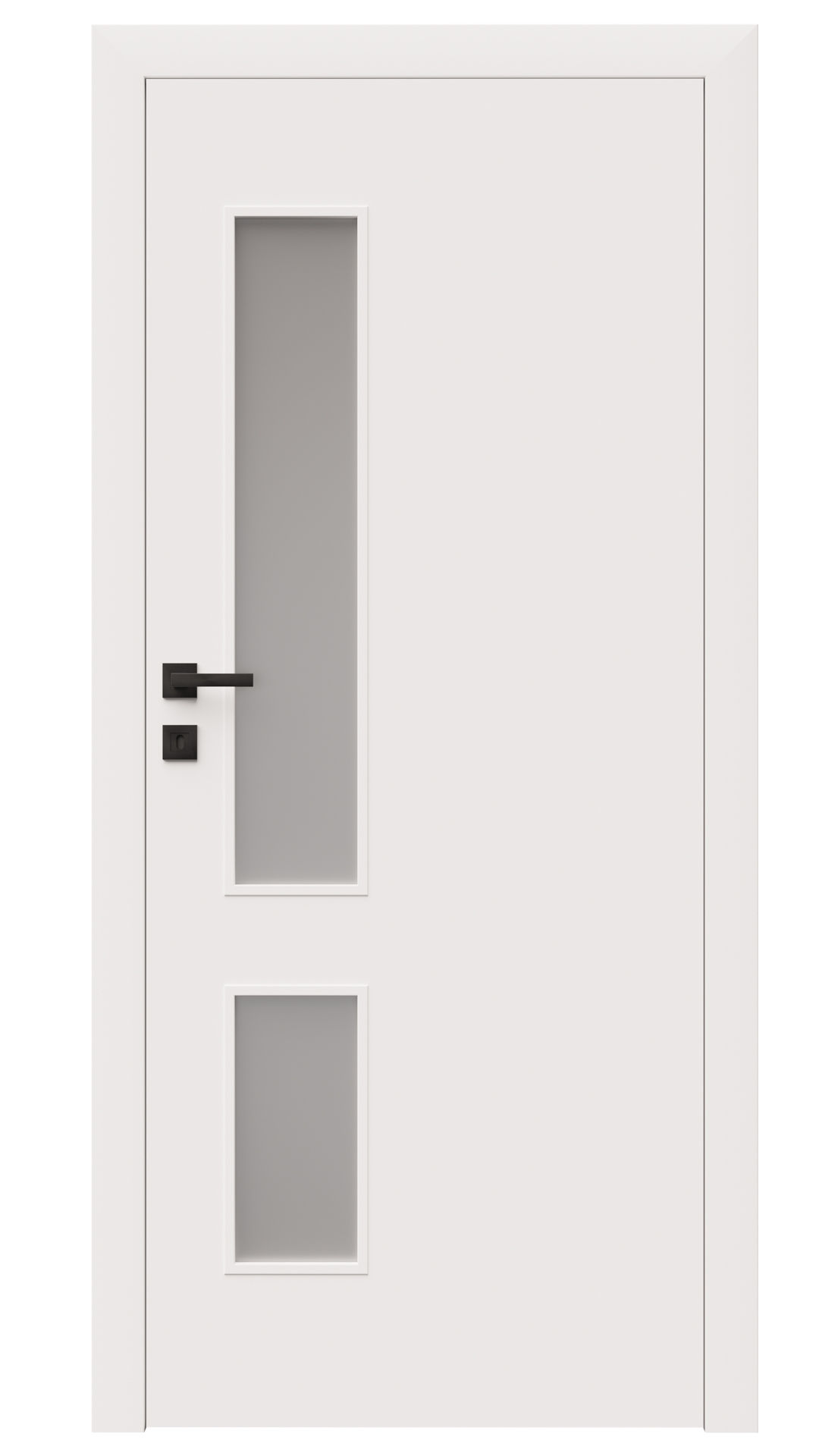 Dre Drzwi Wewnętrzne Z Szybą Deco 20 Okleina Biała Mat