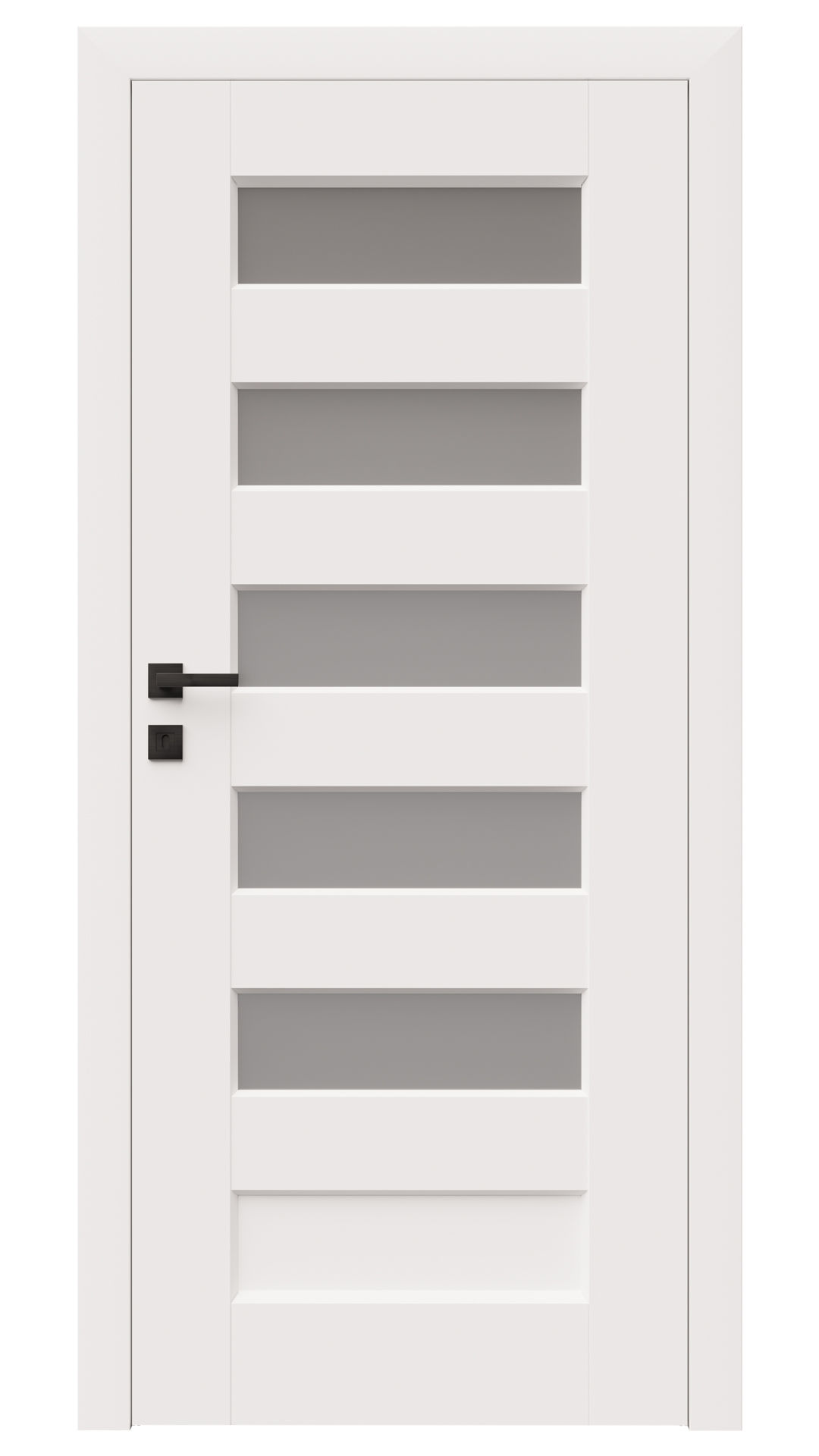 Dre Drzwi Wewnętrzne Z Szybą Elsa A5 Okleina Biała Mat