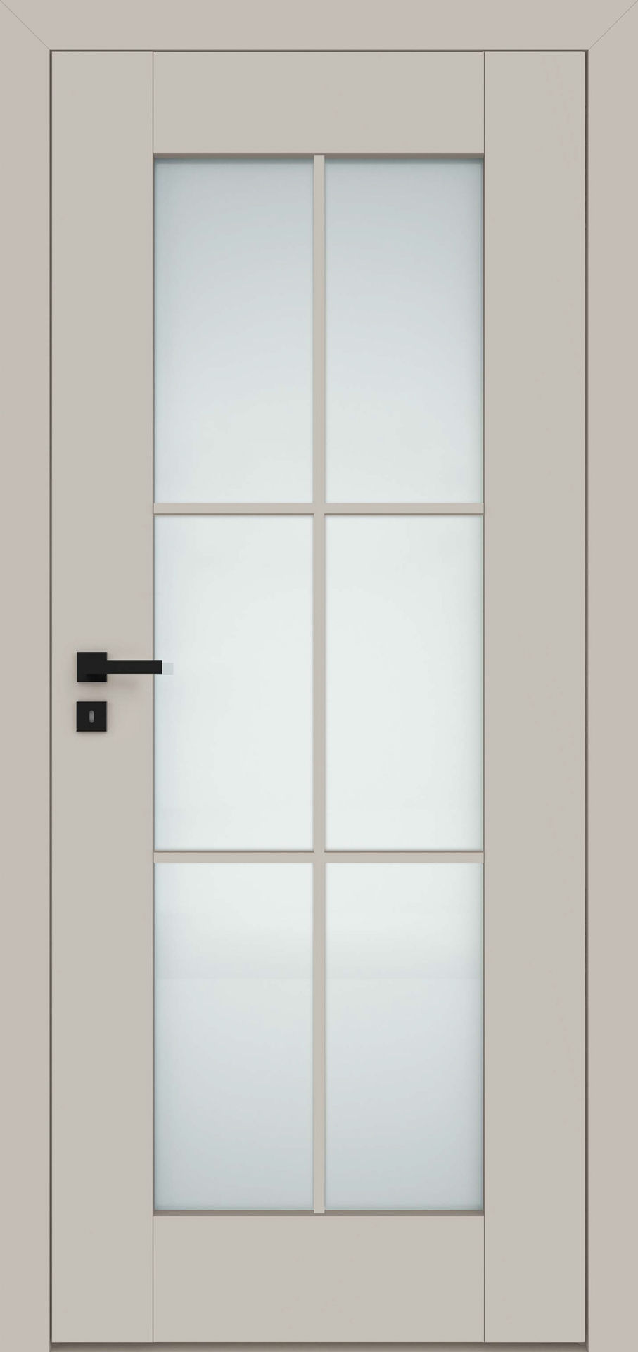 Dre Drzwi Wewnętrzne Z Szybą Estra 12 Okleina Kaszmir Mat