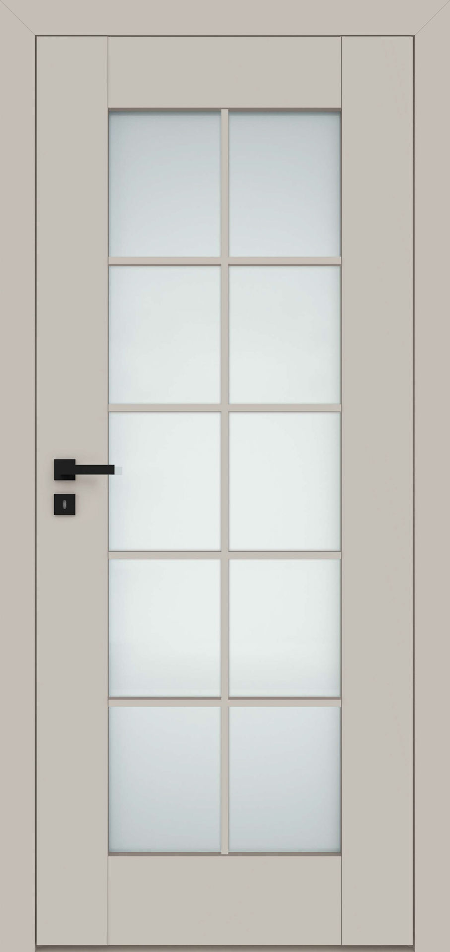 Dre Drzwi Wewnętrzne Z Szybą Estra 14 Okleina Kaszmir Mat