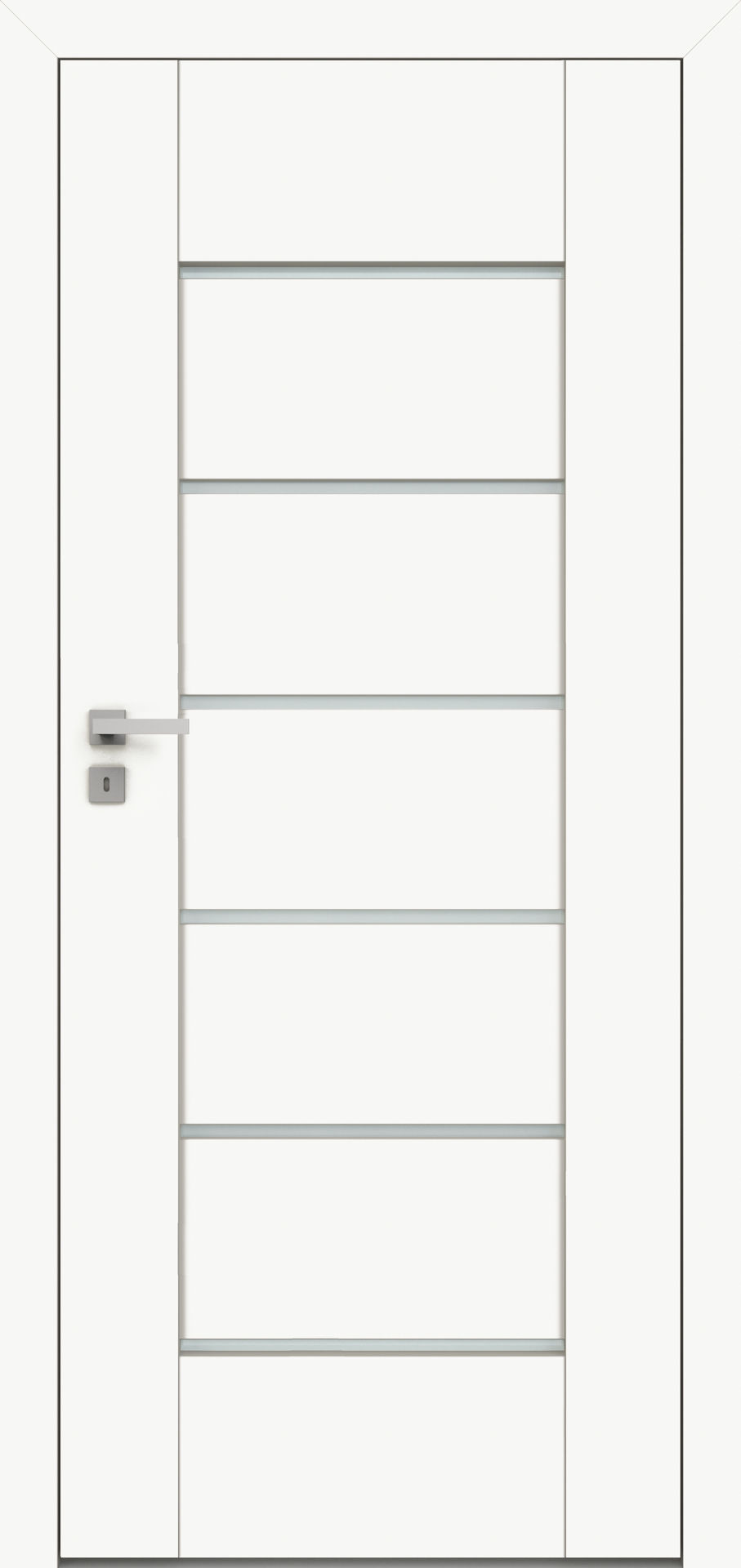 Dre Drzwi Wewnętrzne Z Szybą Even 0 Lakier Biały