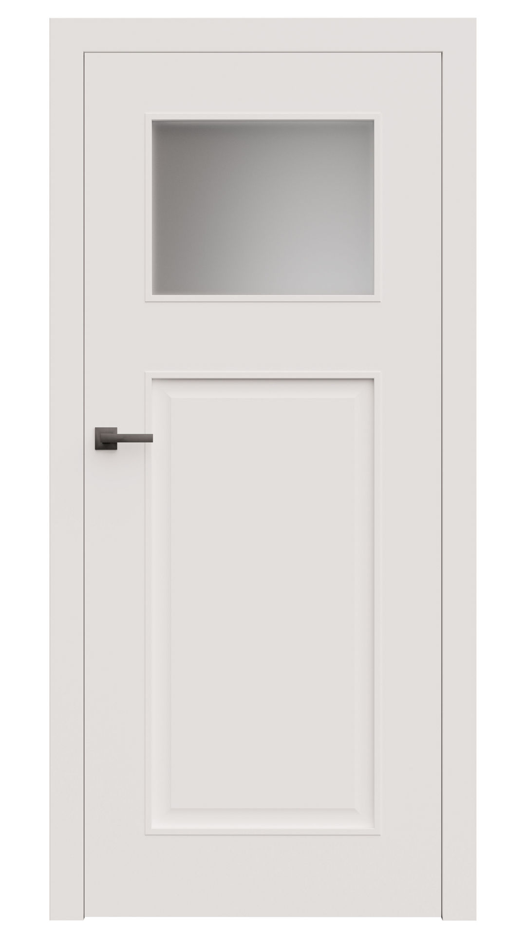 Dre Drzwi Wewnętrzne Z Szybą Fano 20 Okleina Biała Mat