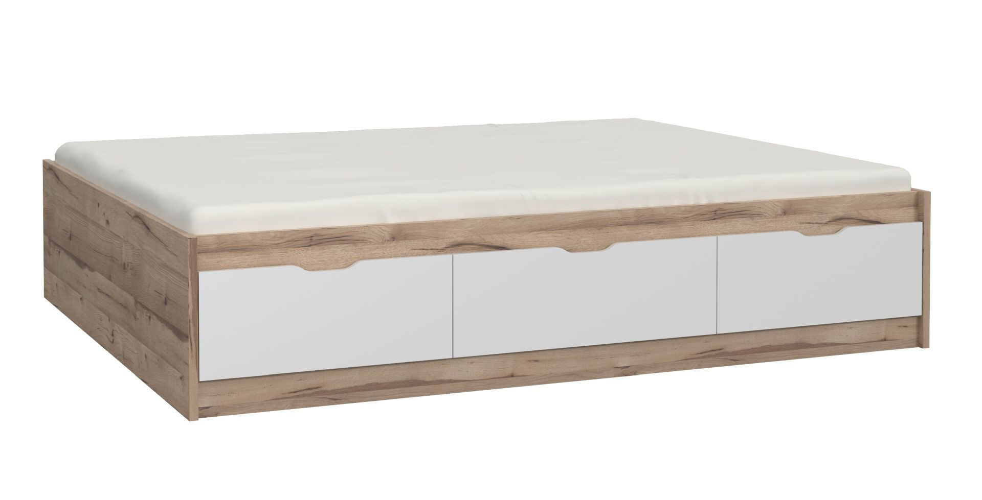 Łóżko Lyse 160X200 Vnkl1163-L25 Dąb / Biały