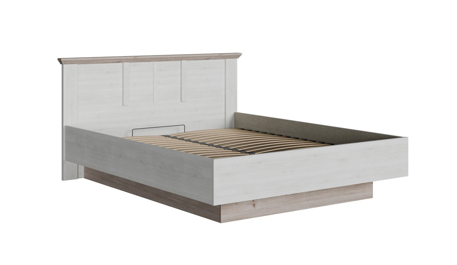 Łóżko Haven 160X200 Tiql4162-L18 Dąb Śnieżny / Dąb Nelson