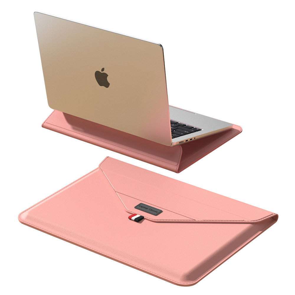 Etui Pokrowiec Na Laptopa Futerał Z Funkcją Podstawki 13-14'' Różowy