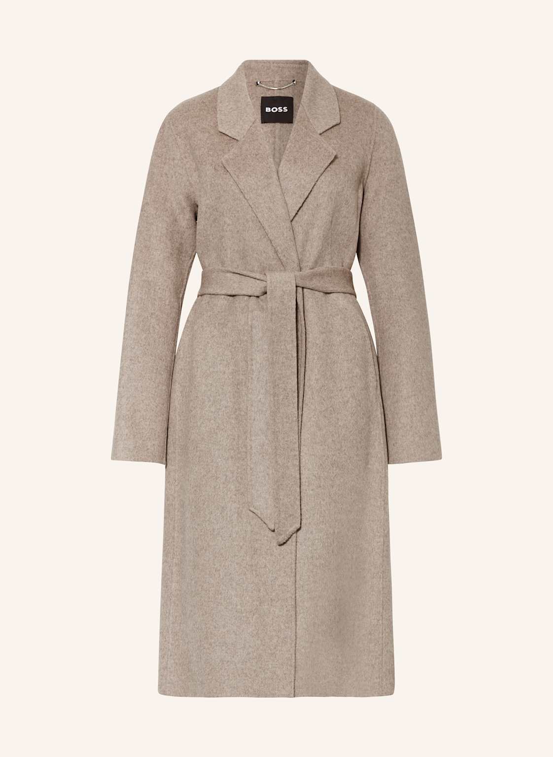 Boss Płaszcz Wełniany Cotaz beige