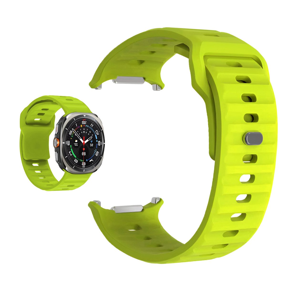 Pasek do Samsung Galaxy Watch Ultra 47mm opaska do zegarka smartwatch (limonkowy)