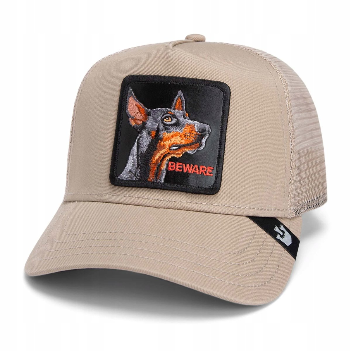 Goorin Bros. czapka z daszkiem The Doberman beżowy rozmiar uniwersalny