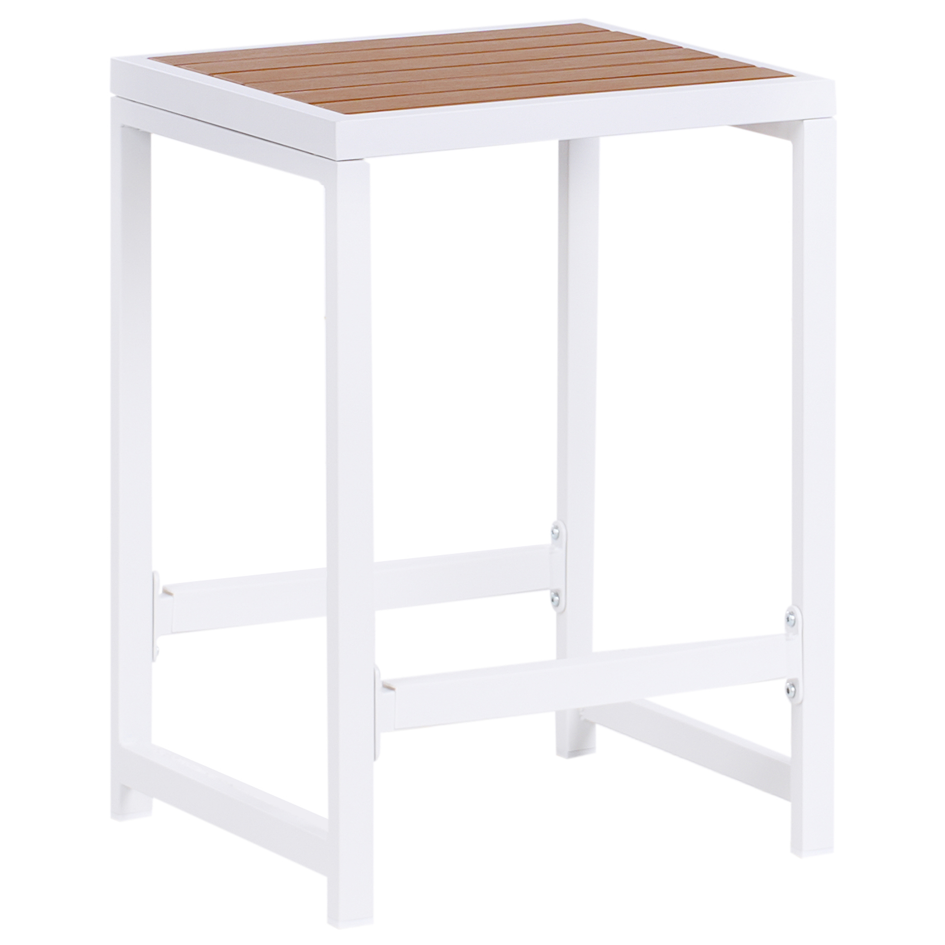 Beliani Krzesło ogrodowe AVETRANA Biały