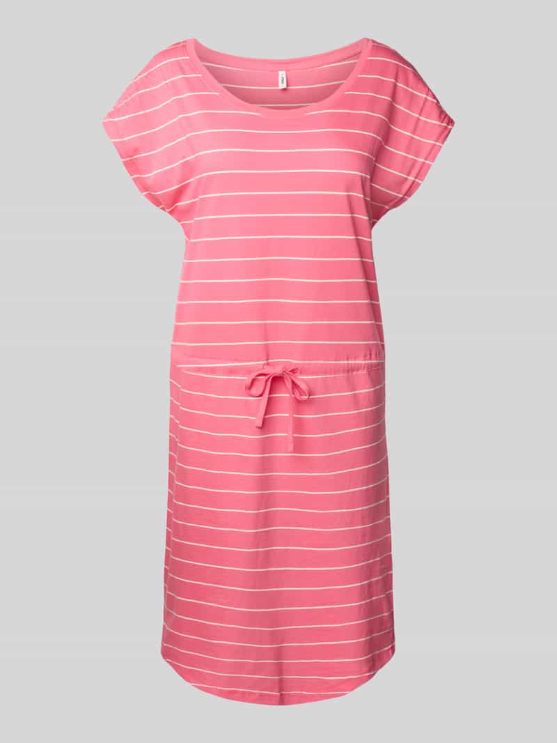 Sukienka mini o dopasowanym kroju z czystej bawełny model ‘MAY’