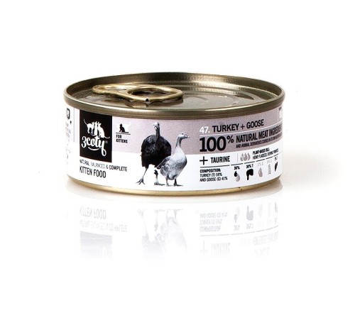 3Coty TURKEY + GOOSE for Kittens 80g