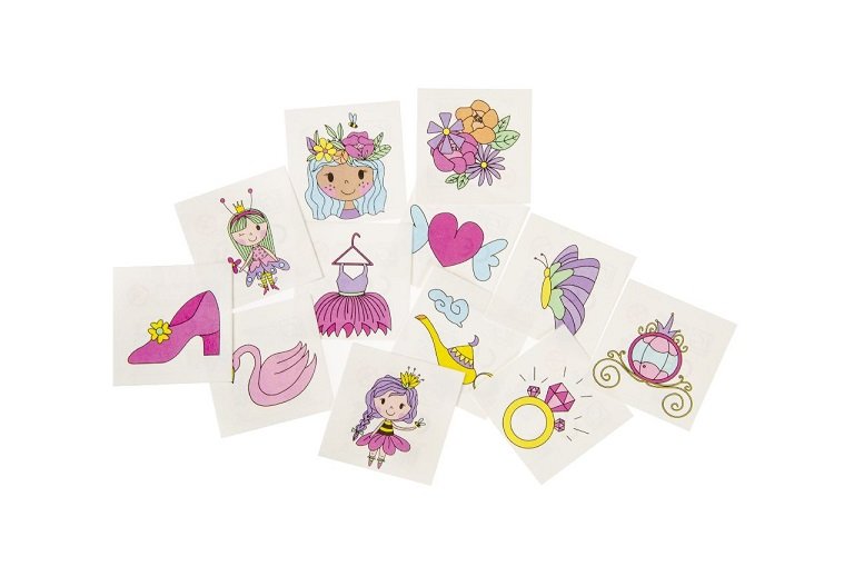 Tatuaże dla dzieci KSIĘŻNICZKA BAL przebranie piknik festyn prezent 1 szt