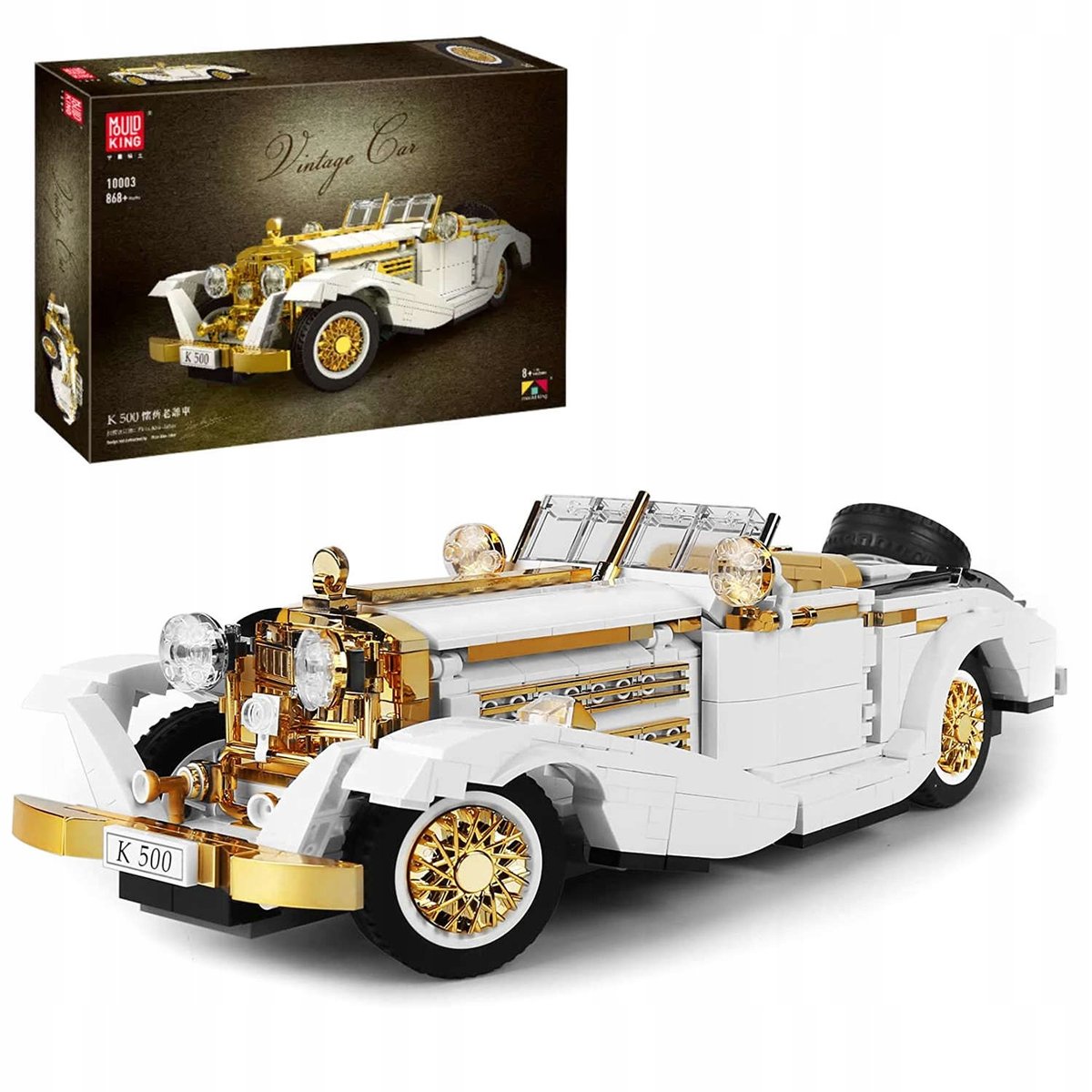 Klocki Mould King 10003 K500 Nostalgic Vintage Classic Car