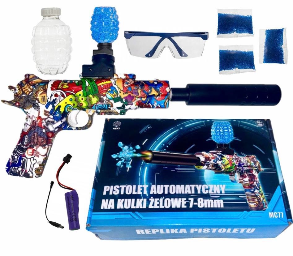Pistolet na Kulki ŻELOWE Pistolety ŻEL