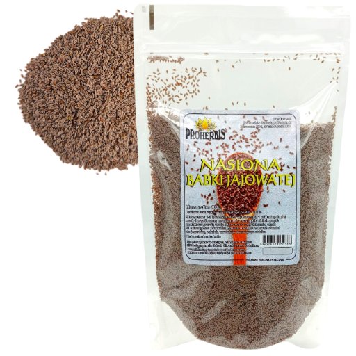 Babka jajowata 100% nasiona 400 g naturalne wsparcie trawienia zdrowie