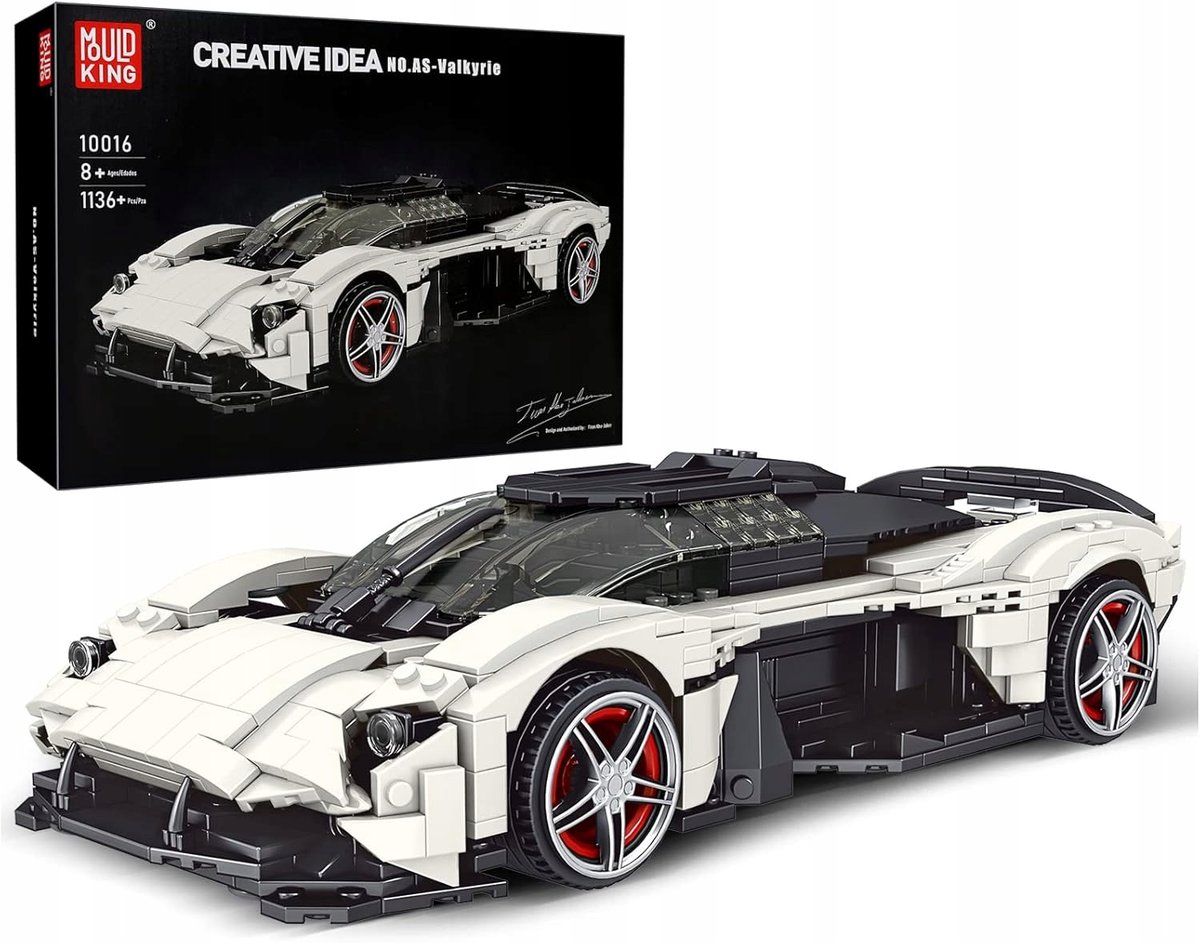 Klocki MOULD KING 10016 AS-Valkyrie Racing Car 1136 el.