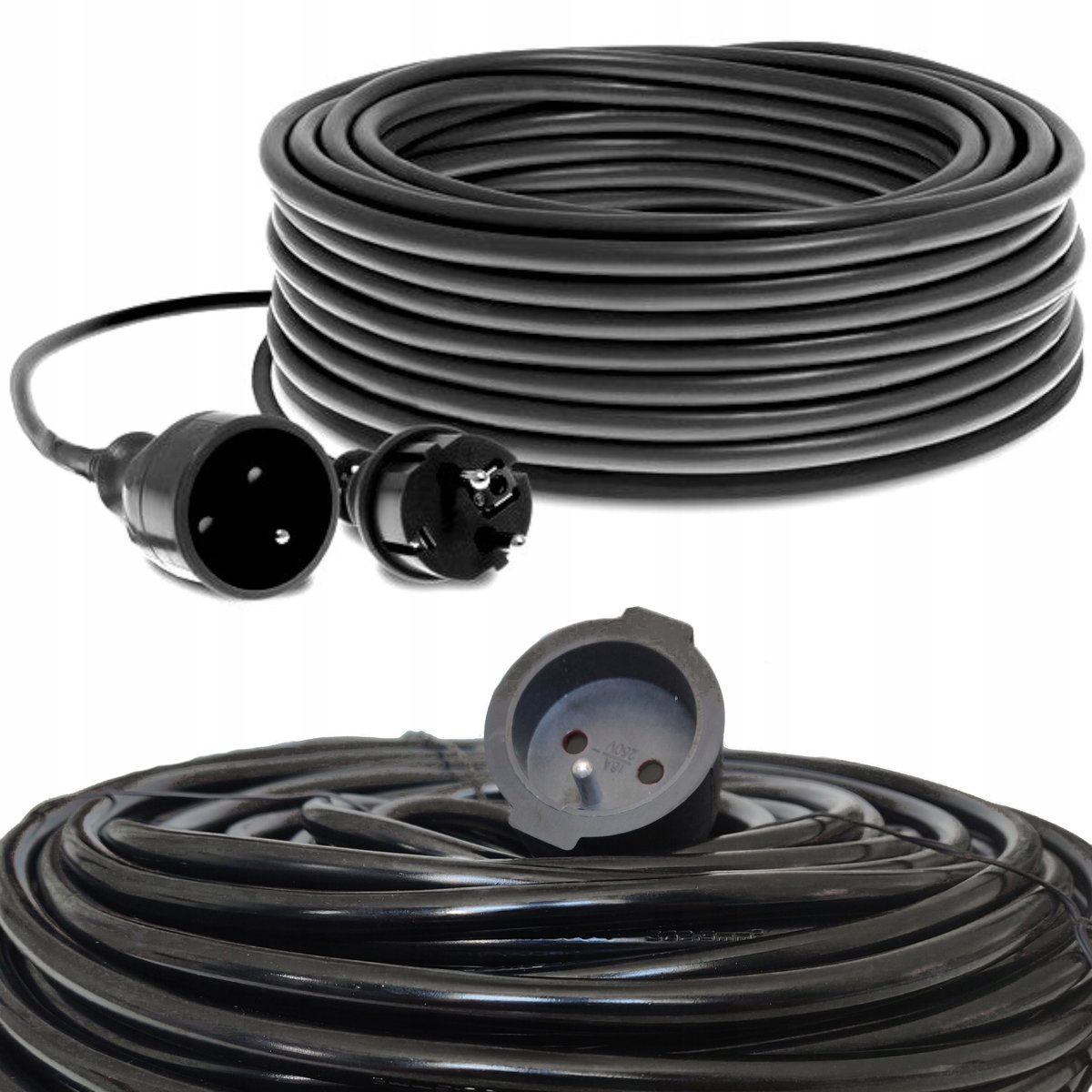 Przedłużacz Ogrodowy Budowlany 10m 3x2,5mm – Gruby Kabel z Uziemieniem