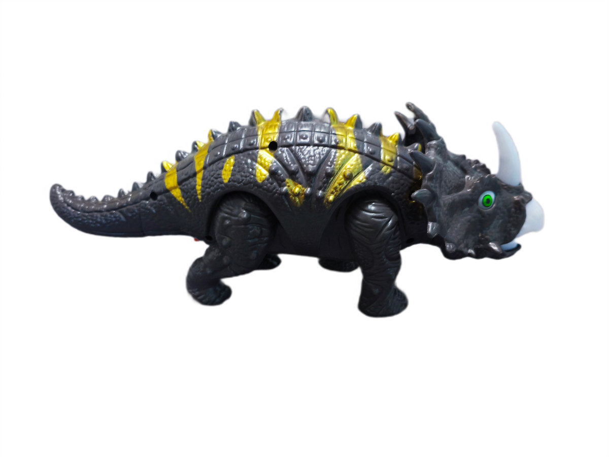Zabawka Chodzący DINOZAUR TRICERATOPS z efektami Dźwiękowymi i Świetlnymi DPros