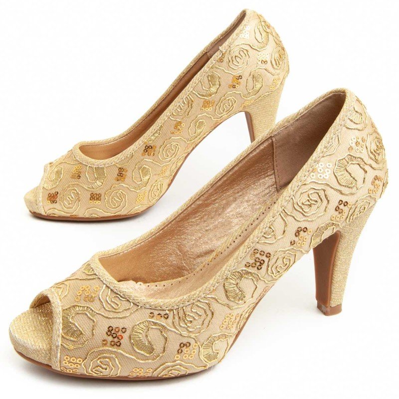Montevita Buty Na Obcasie Unne77 Z?oty