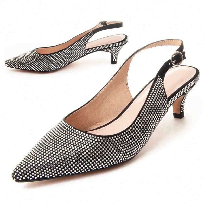 Montevita Buty Na Obcasie Festshoe5 Czarny