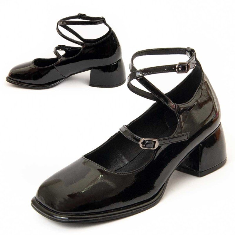Montevita Buty Na Obcasie Corela2 Czarny
