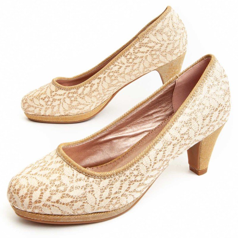 Montevita Buty Na Obcasie Unne51 Be?owy