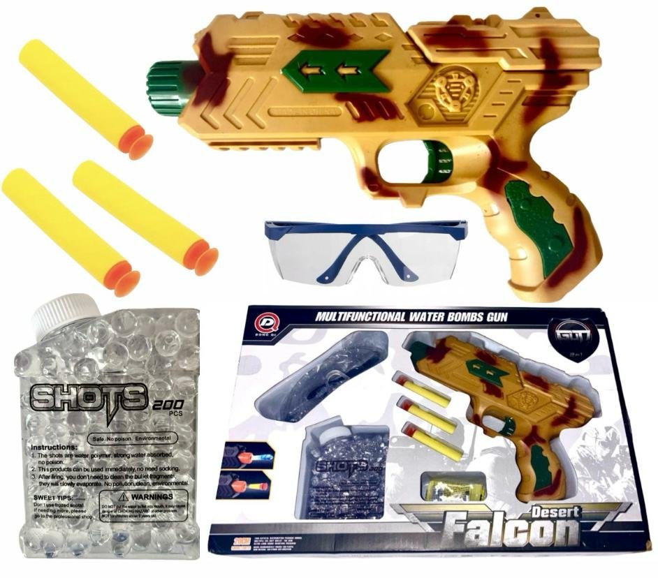 PISTOLET NA KULKI ŻELOWE ORAZ STRZAŁKI PIANKOWE PISTOLETY