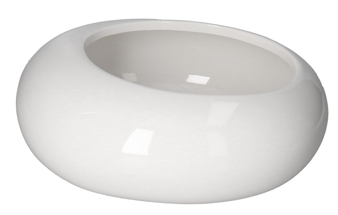 DONICZKA OSŁONKA CERAMICZNA BIAŁA NOWOCZESNA DUŻA