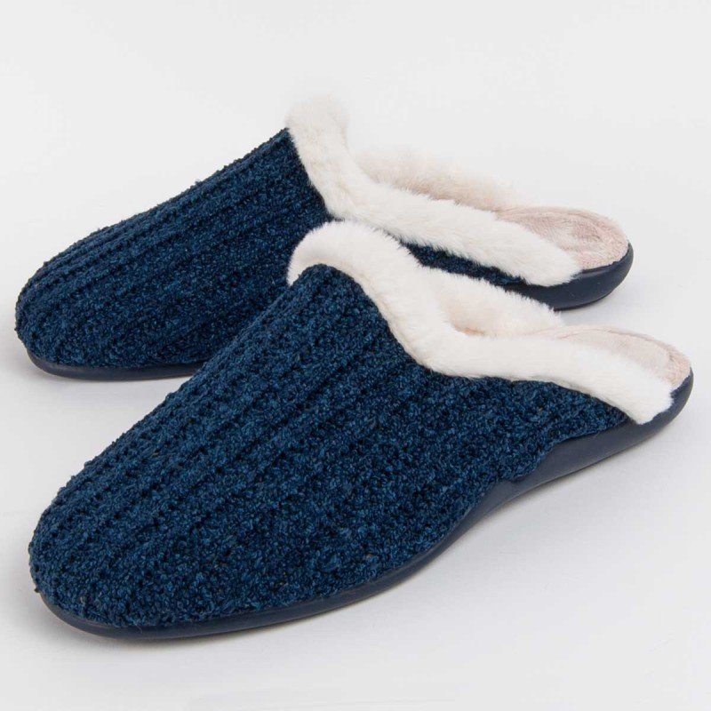 Northome Pantofel Louslip Niebieski
