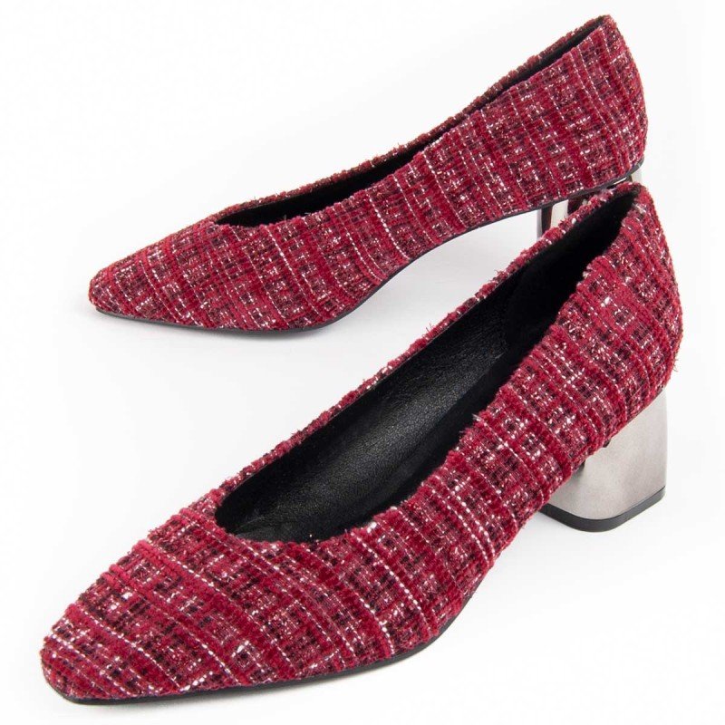 Buty na obcasie Montevita Nussia2 w kolorze czerwonym