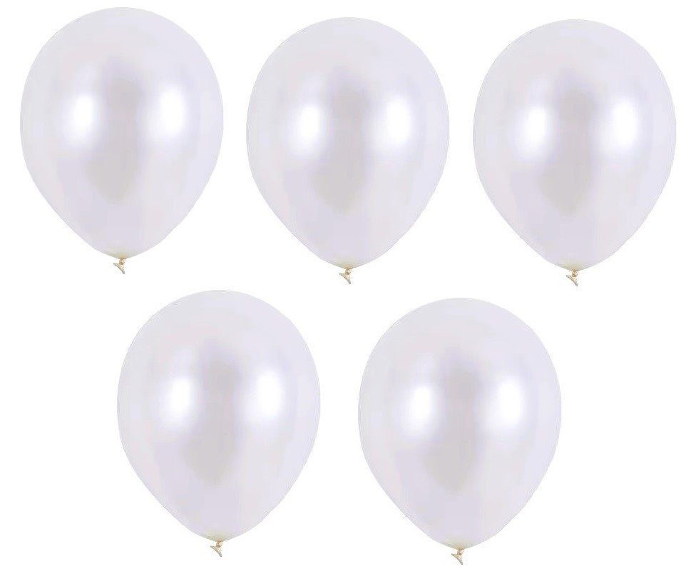 BALONY NA URODZINY ZESTAW BALONÓW MIX 100SZT ŚLUB PARTY